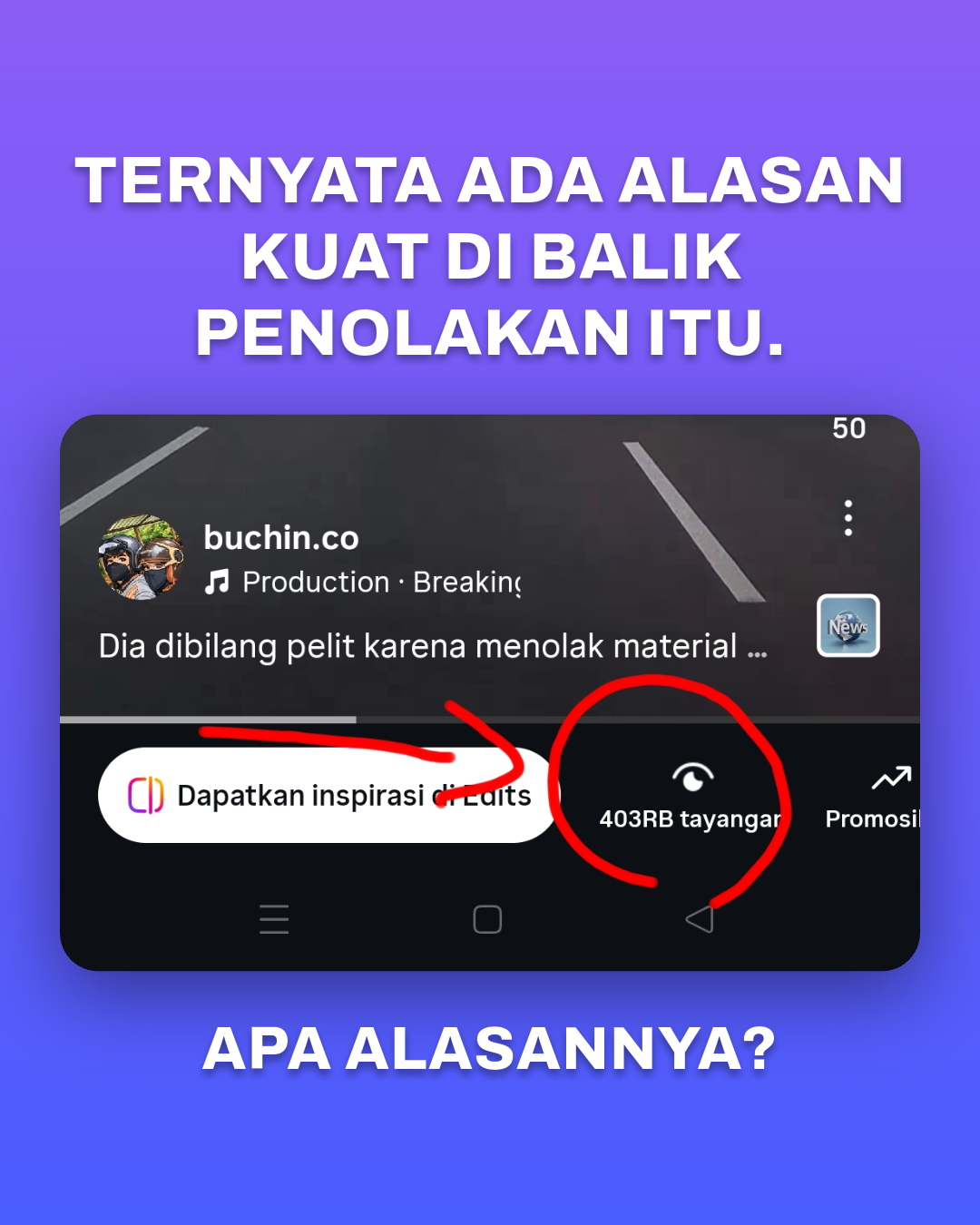 Contoh output Cuanshot